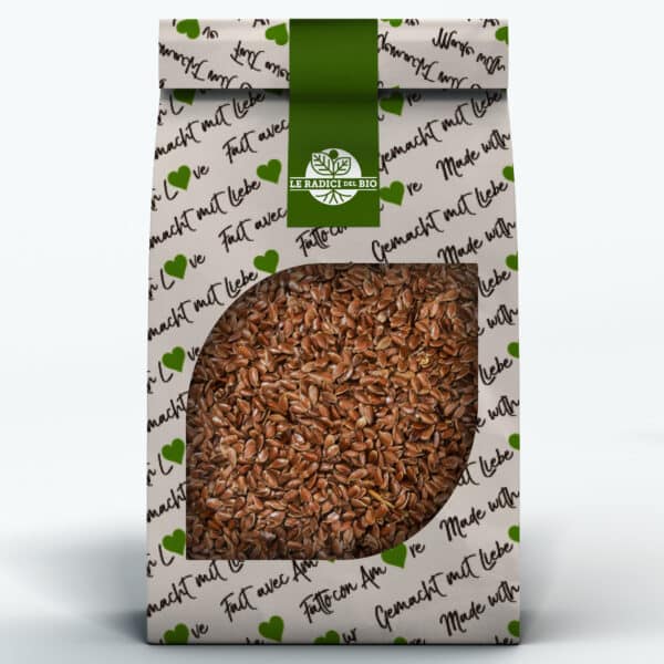 Semi Di Lino Scuro Bio Italia sfusi 100 g