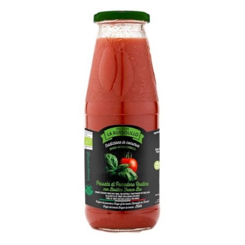 Passata Rustica Con Basilico Bio Russolillo 680 G Italia